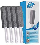 🧽 efficient 4-pack pumice cleaning stone set: scrub away stubborn stains logo