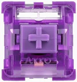 img 3 attached to 🌸 EPOMAKER AKKO CS Lavender Purple Tactile Switch, 35gf, 3 Pin Switch - Pack of 45