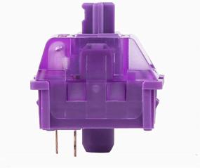 img 2 attached to 🌸 EPOMAKER AKKO CS Lavender Purple Tactile Switch, 35gf, 3 Pin Switch - Pack of 45