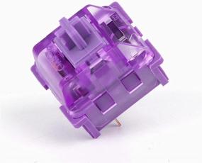 img 4 attached to 🌸 EPOMAKER AKKO CS Lavender Purple Tactile Switch, 35gf, 3 Pin Switch - Pack of 45