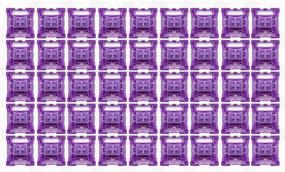 img 1 attached to 🌸 EPOMAKER AKKO CS Lavender Purple Tactile Switch, 35gf, 3 Pin Switch - Pack of 45