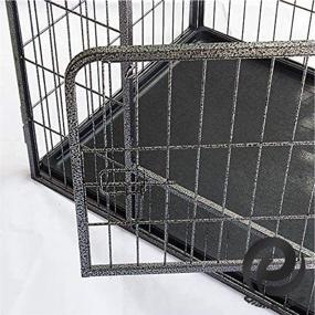 img 2 attached to QRD QIANRUIDA Metal Playpen for Pet Puppy Fence - Foldable, 37L×25W×24H