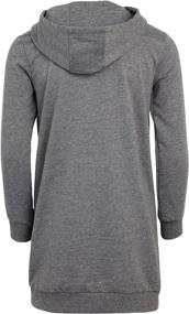 img 1 attached to DKNY Girls Dress Casual Sweatshirt Girls' Clothing in Dresses