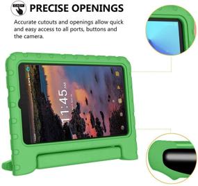 img 1 attached to 📱 BMOUO Kids Case for Alcatel Joy Tab 8 2019/T-Mobile 3T 8 Tablet 2018/A30 Tablet 8 2017, Lightweight Kid-Proof Handle Stand Case for Alcatel Joy Tab 2019/Alcatel 3T 8 2018 / A30 8 inch 2017 - Green" -> "BMOUO Kids Case for Alcatel Joy Tab 8 2019/T-Mobile 3T 8 Tablet 2018/A30 Tablet 8 2017 - Lightweight, Kid-Proof Handle Stand Case in Green