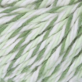 img 3 attached to 🧶 Lily Sugar'n Cream Super Size Twists Green Twists Yarn, 3 oz (1 Ball)