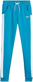 img 2 attached to 👧 Детские штаны Hind для девочек - 4 штуки активные флисовые брюки (размер 7-16)
