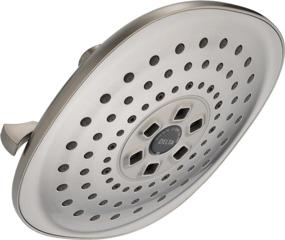 img 2 attached to 🚿 Enhanced Delta 52686-SS 3 Setting H2O Kinetic Contemporary Raincan Showerhead with Stainless Finish