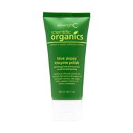 🌸 emerginc scientific organics blue poppy enzyme brightening polish - exfoliating face scrub - removes dead skin cells, smoothes texture + tone (2 oz, 60 ml) logo