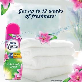 img 1 attached to 🌸 Purex Crystals In-Wash Fragrance Booster, Fabulously Fresh | 39oz Size for Enhanced Scent Experience