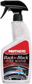 img 1 attached to 🔆 Mothers Back-to-Black Tire Shine - 24 fl. oz