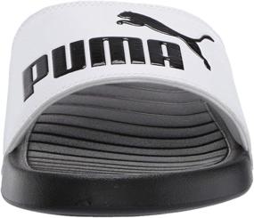 img 3 attached to Стильные и удобные: мужские шлепанцы PUMA Popcat Slide Sandal Black для спортивной активности.