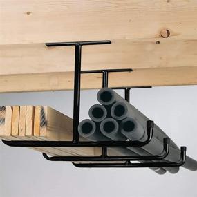 img 1 attached to Overhead Garage Storage Rack Ceiling Storage & Organization