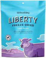 🐶 buckley freeze dried dog food & food topper - lamb flavor, 10 oz logo