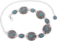 💎 stunning women's western turquoise stone concho accessories logo