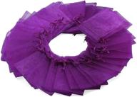 💜 langsha 100pcs 4x6 sheer drawstring organza jewelry pouches - perfect wedding party christmas favor gift candy bags in purple logo