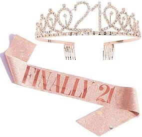 img 1 attached to Finally Birthday Tiara Sash Supplies