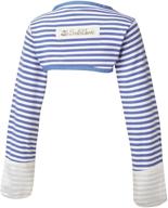 🧦 striped scratchsleeves for little boys: stay-on scratch mitts logo