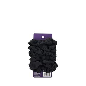 img 2 attached to 🖤 Goody Ouchless Scrunchie Black 8 Count: Gentle and Snag-Free Hair Accessory