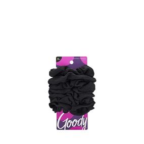 img 3 attached to 🖤 Goody Ouchless Scrunchie Black 8 Count: Gentle and Snag-Free Hair Accessory