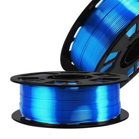 img 4 attached to Satin Shiny Silk Sapphire Blue PLA 3D Printer Filament