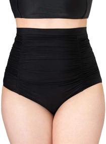 img 4 attached to 👙 High Coverage Swimwear - Shapermint Women's Waisted Swimsuit Clothing