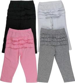 img 4 attached to 👧 Girls' Cotton Leggings by ToBeInStyle - Girls' Clothing Essential for Long-lasting Comfort