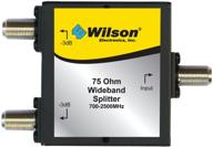 📶 enhance signal strength: wilson electronics -3 db 2-way splitter, f-female (75 ohm) logo