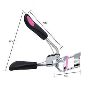 img 1 attached to Pinkiou Eyelash Curler with Brush Mascara Muffle and False Eyelashes Accessory: The Ultimate Professional Tool for Effortless Lash Curls in Your Daily Makeup Routine