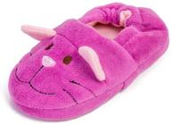 🐰 cute and cozy: enteer baby girls' rabbit slipper for adorable little feet logo