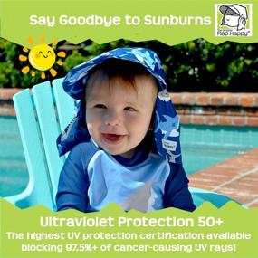 img 2 attached to Flap Happy Unisex Baby UPF 50+ Original Flap Hat: Ultimate Sun Protection for Your Little One