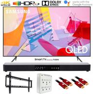 📺 samsung qn55q60ta 55" q60t qled 4k uhd smart tv (2020) with deco gear soundbar bundle - ultimate home entertainment package logo