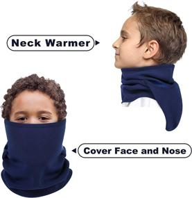 img 2 attached to Vorshape Kids Balaclava - Windproof Ski Face Warmer & Neck Warmer for Cold Weather | 1 Piece, 4 Color Options