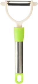 img 1 attached to 🥦 LETOOR Stainless Steel Vegetable Peeler (Pack of 1) - Ultra Sharp & Julienne - Green