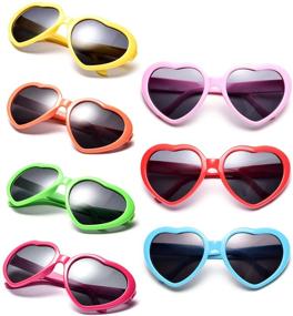 img 4 attached to Wholesale Sunglasses with 🕶️ Vibrant Colors - Perfect for Parties!