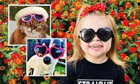 img 2 attached to Wholesale Sunglasses with 🕶️ Vibrant Colors - Perfect for Parties!