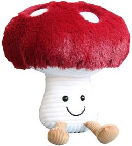 img 1 attached to 🍄 Mushroom-themed SPING DAWN Pillows - Ideal Plush Stuffed Animal Toys & Home Decor (10.2inches)