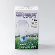 chromalux light bulb clear 60w logo