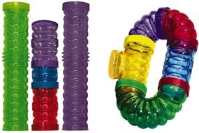 img 1 attached to 🐹 KT Kaytee CritterTrail Funnel Tubes: Straight & Twist & Turn - Assorted Colors Bundle