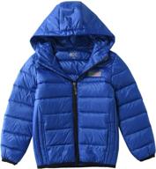 keeping boys warm in style: m2c lightweight windproof puffer duck down jacket for ultimate comfort logo