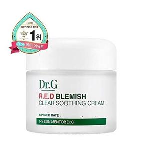 img 4 attached to 🔴 Dr.G NEW RED Blemish Clear Soothing Cream (70ml 2.36 oz) by Gowoonsesang Cosmetic - Moisturizing Recovery Cream