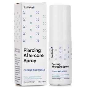 img 4 attached to 💨 Advanced Aftercare Spray for Swiftalyn Piercings - Speedy Healing, Reduction of Irritation, Redness & Bumps - Compact 30mL Fine Mist Size