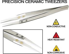 img 2 attached to 🔬 Ultimate Precision: GRIXX Ceramic Tweezers for Delicate Handling