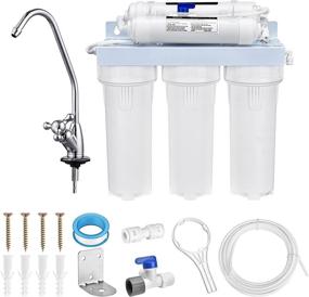 img 4 attached to Yescom 5-Stage Ultra-filtration Water Filter System: Advanced Hollow Fiber Filtration for Clean & Safe Home Kitchen Drinking Water