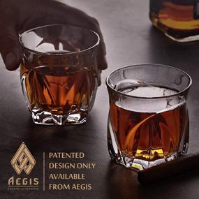 img 3 attached to Lead-Free Crystal 🥃 Whiskey Glasses by Glassware