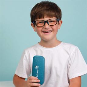 img 3 attached to 👓 FONHCOO Kids Blue Light Blocking Glasses: Eye Protection for Boys and Girls Ages 3-15 with Convenient Glasses Strap