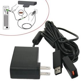 img 1 attached to 🎮 VSEER Kinect USB AC Adapter Power Supply Replacement Cable for Xbox 360 Kinect Sensor System - Black