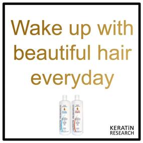 img 3 attached to 💆 Sulfate Free Shampoo & Conditioner Set - 2x 1000ml Bottles with Moroccan Argan Oil, By Keratin Research