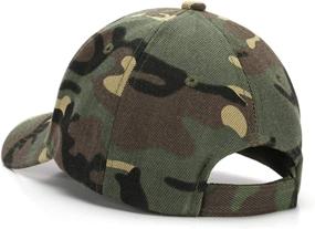 img 2 attached to 🧢 Camouflage Toddler Baseball Hat for Boys - Adjustable Kids Baseball Cap, American Trends