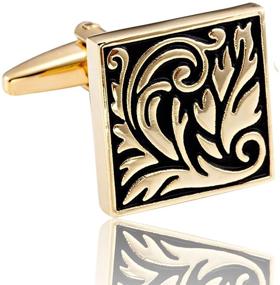 img 2 attached to 🎩 Upgrade Your Style with Urban Jewelry Impressive Stainless Cufflinks