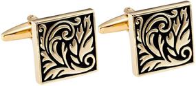 img 3 attached to 🎩 Upgrade Your Style with Urban Jewelry Impressive Stainless Cufflinks